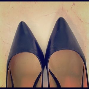 Leather Stiletto Heal Shoes